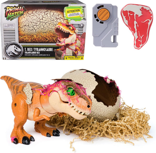 Interactive Toy Dinosaur & Egg, Hatch & Train Your own Baby Dino with 100+ Sounds & Reactions